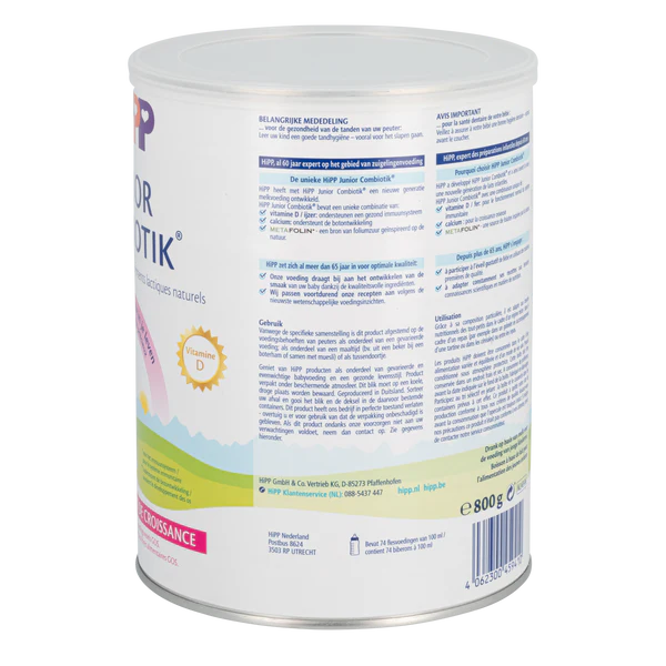 HiPP Dutch Stage 4 Junior Milk Formula 800g - 24+ months - OnlyFormula 2