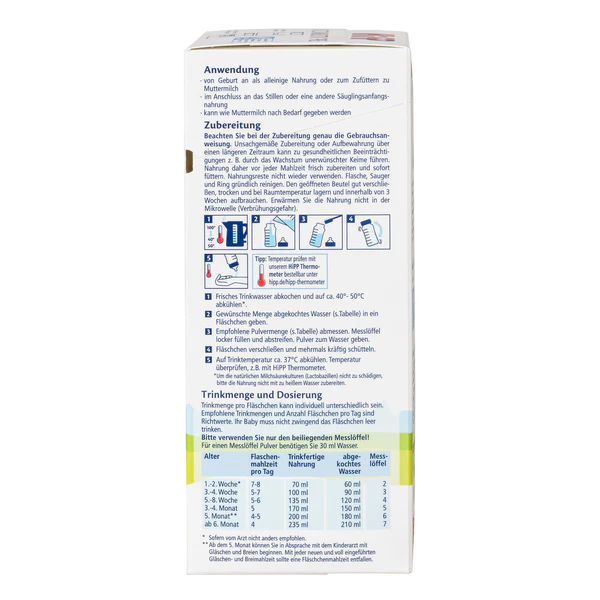 HiPP German PRE Combiotic Milk Formula 0+ months • 600g - OnlyFormula 2
