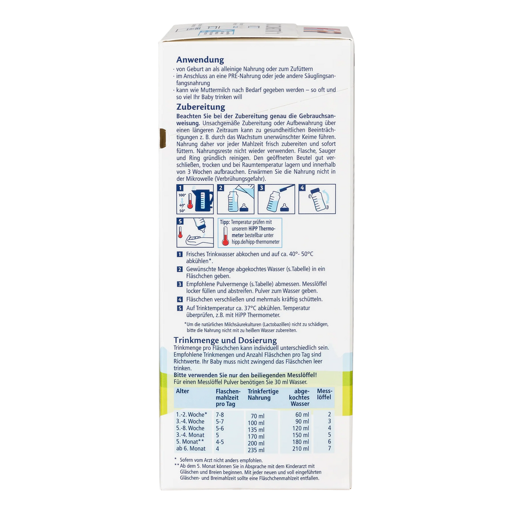 HiPP German Stage 1 Combiotic Infant Milk Formula 0-6 months • 600g - OnlyFormula 2