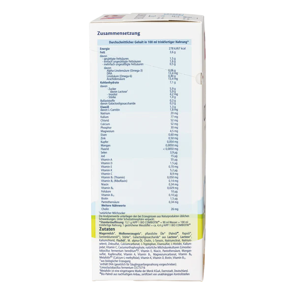 HiPP German Stage 1 Combiotic Infant Milk Formula 0-6 months • 600g - OnlyFormula 4