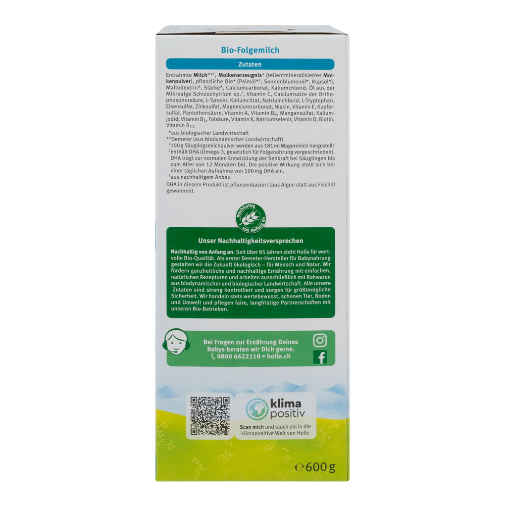 Holle Bio Stage 3 Organic Toddler Formula 12+ months • 600g - OnlyFormula 2