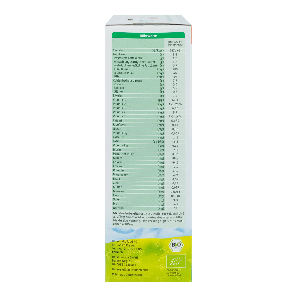 Holle Goat Stage 2 Organic Follow-On Infant Milk Formula 6+ months • 400g - OnlyFormula 4
