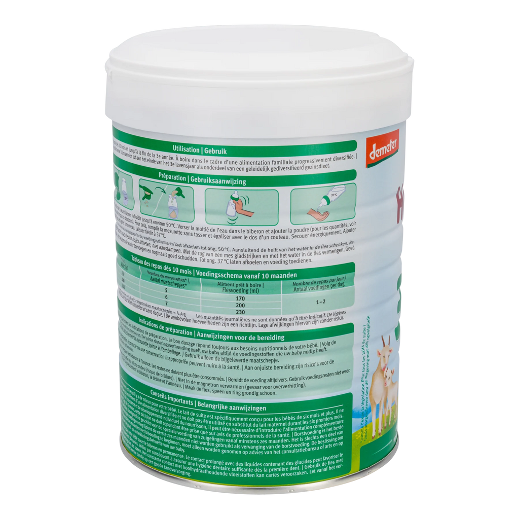 Holle Goat Stage 3 Organic Follow-on Milk Formula 800g - 10+ Months - OnlyFormula 4