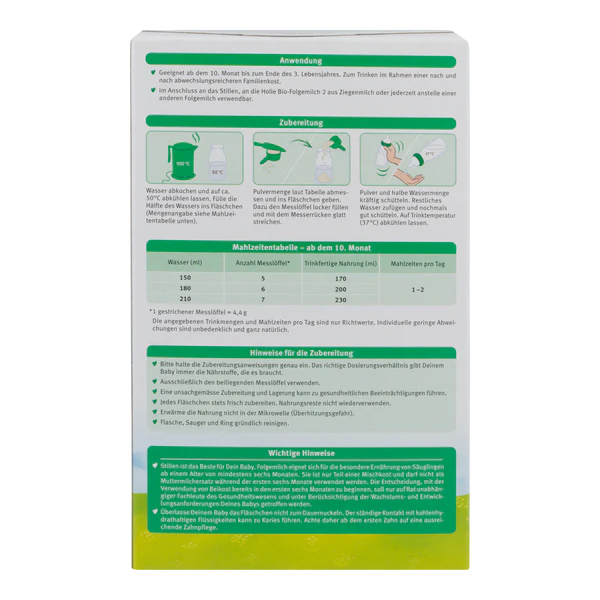Holle Goat Stage 3 Organic Toddler Formula 10+ months • 400g - OnlyFormula 3