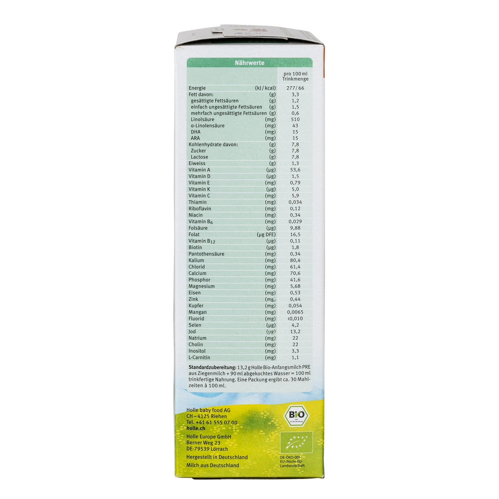 Holle Goat Stage PRE Organic Infant Milk Formula 0-6 months • 400g - OnlyFormula 4