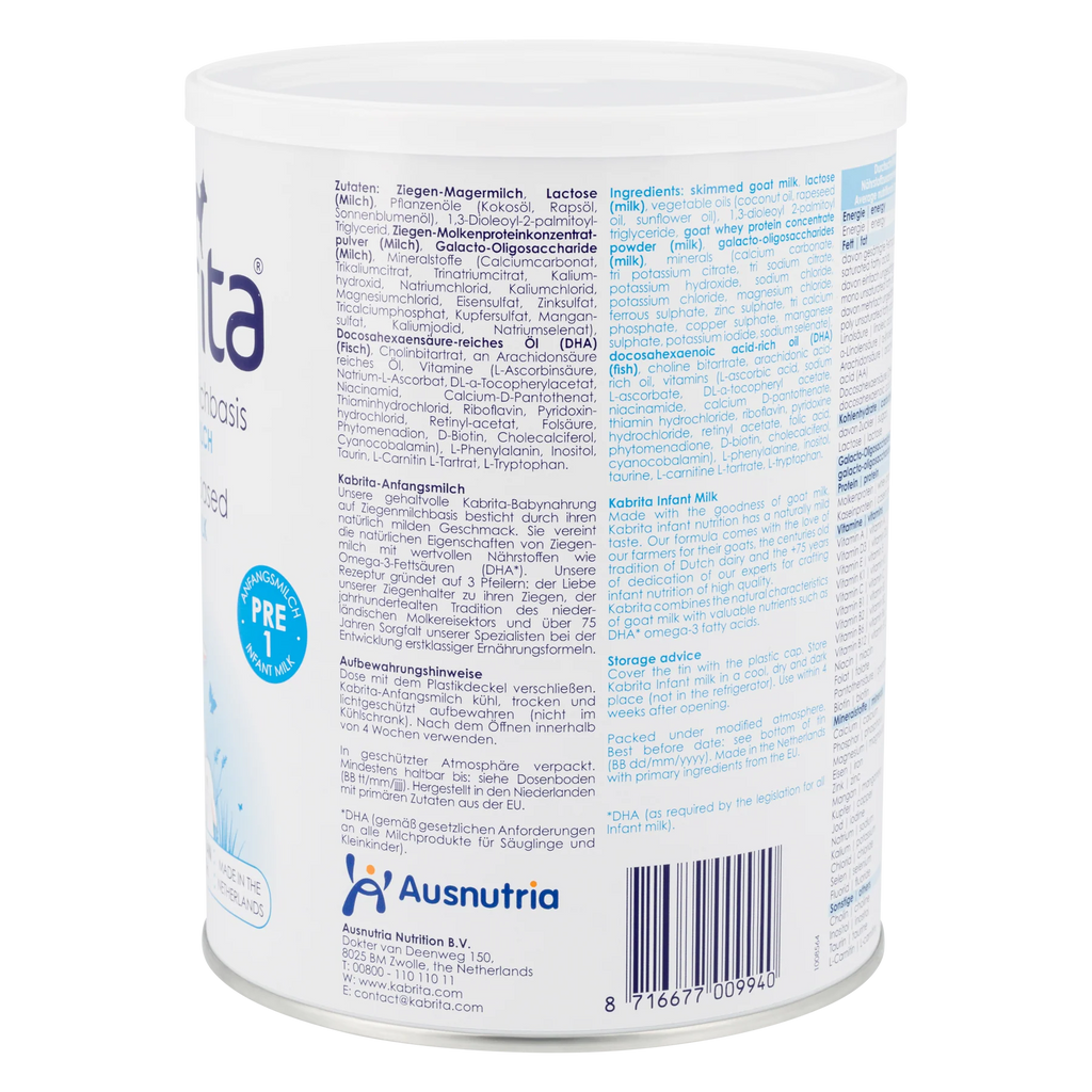 Kabrita Stage 1 Goat Milk Formula 800gr - OnlyFormula 2