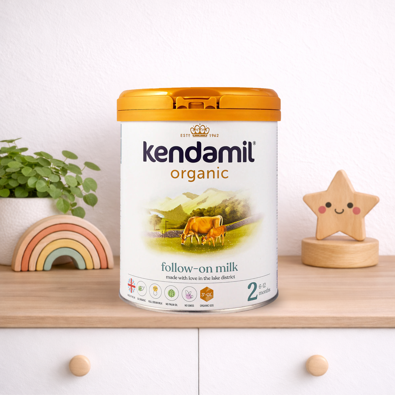 Kendamil Organic Stage 2 Follow on Milk Formula 6+ months • 800g