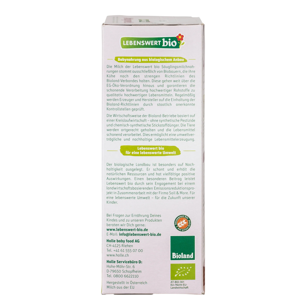 Lebenswert Anfangsmilch Stage 1 Organic Infant Milk Formula 0-6 months • 500g - OnlyFormula 2