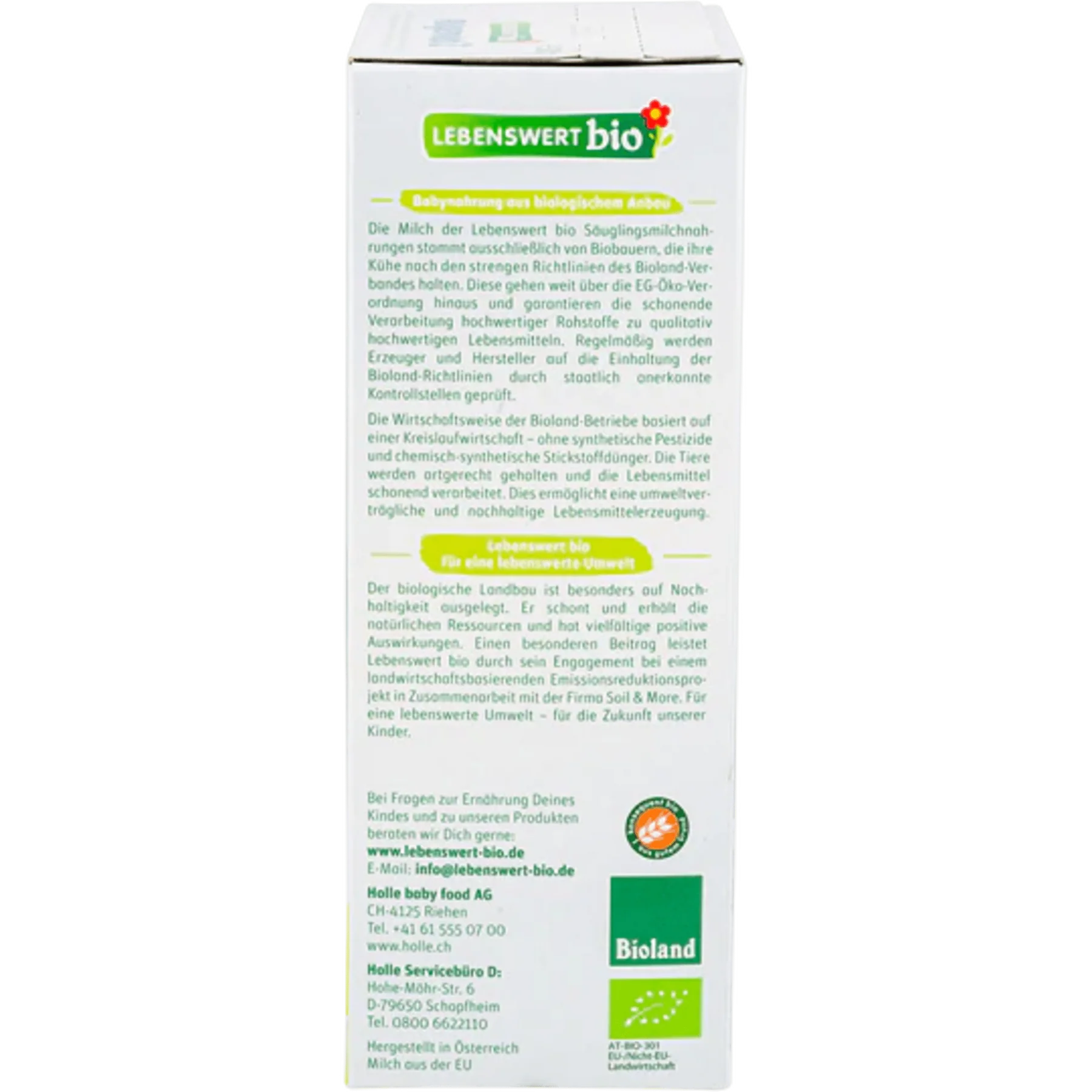 Lebenswert Folgemilch Stage Organic Follow-On Infant Milk Formula 6-