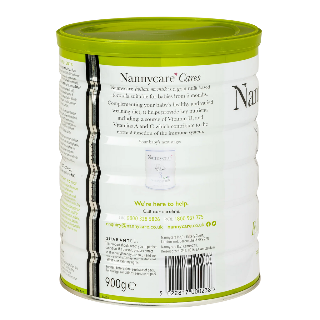 Nannycare Stage 2 Goat Milk Formula 900gr - OnlyFormula 2