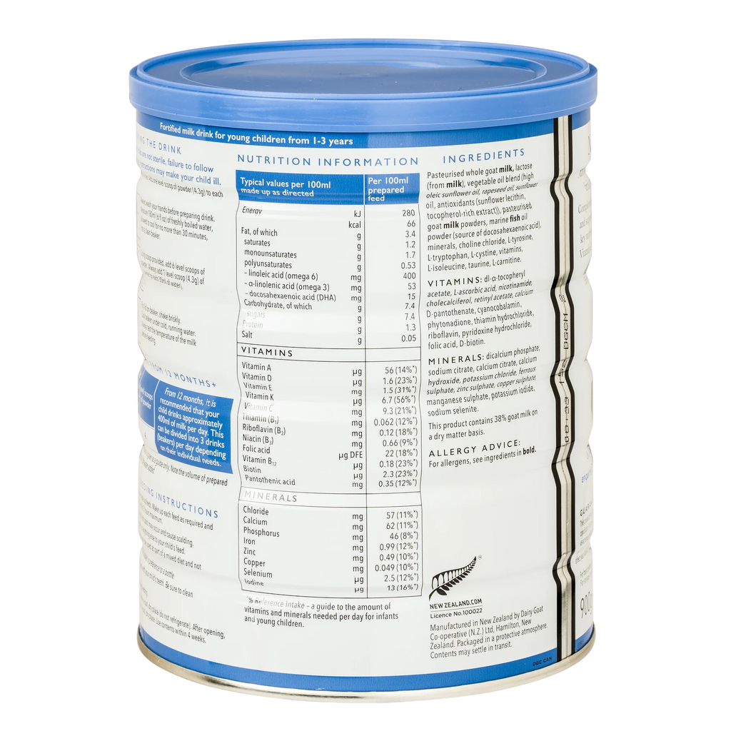 Nannycare Stage 3 Goat Milk Formula 900gr - OnlyFormula 3
