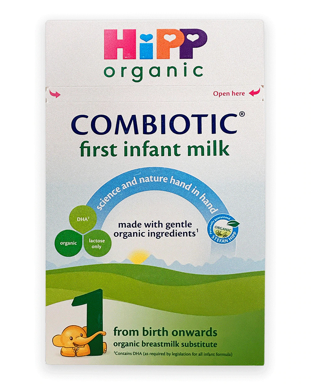 HiPP UK Stage 1 Combiotic First Infant Milk Formula 0-6 months • 800g