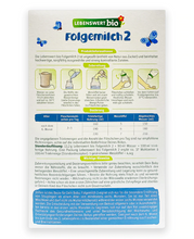 Load image into Gallery viewer, Lebenswert Folgemilch Stage 2 Organic Follow-On Infant Milk Formula 6-12 months • 500g
