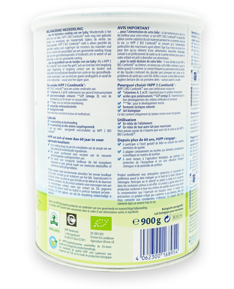 HiPP Dutch Stage 2 - Organic Combiotic Formula (800g)