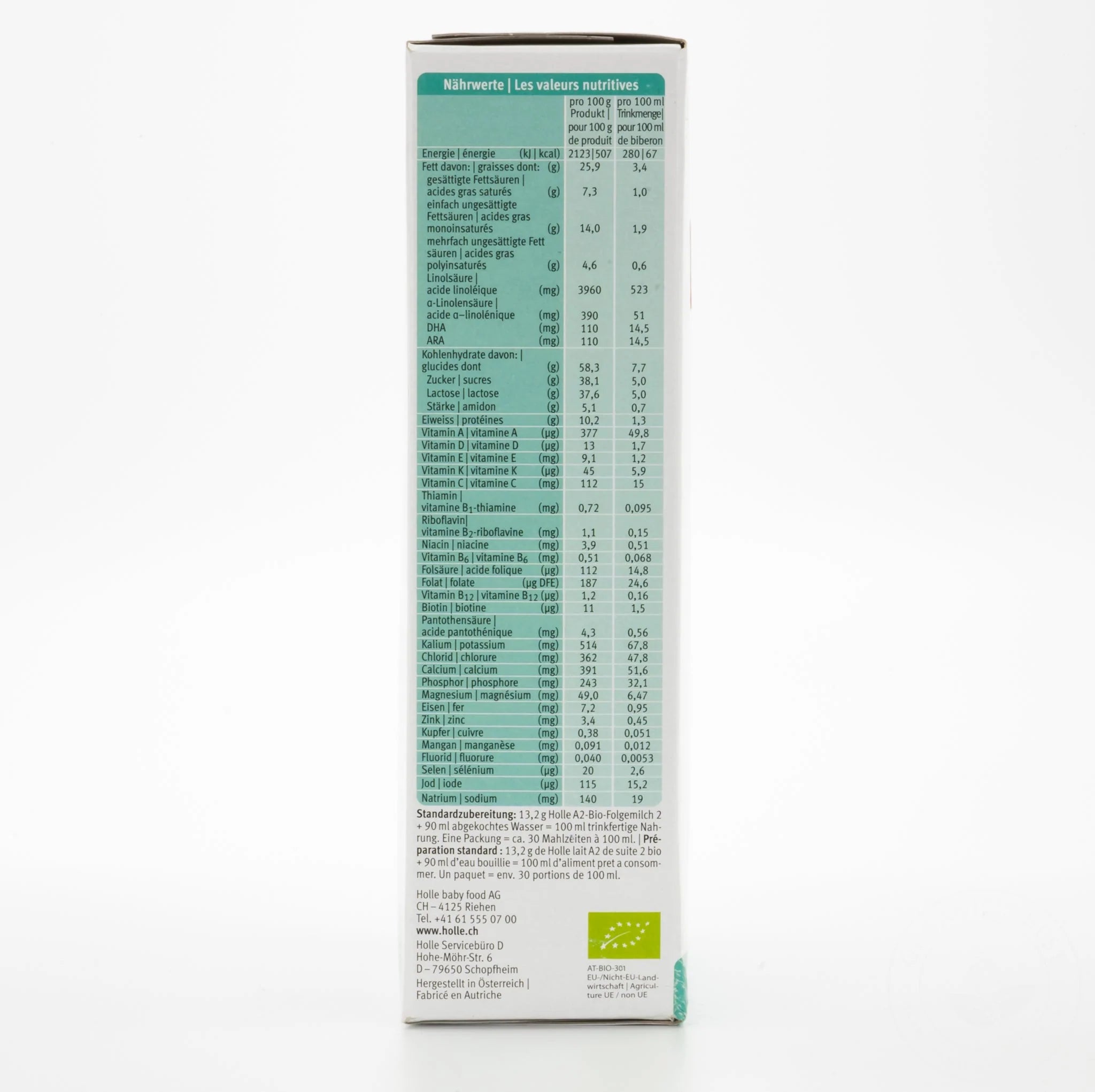 Holle Cow A2 Organic Follow-on Milk Stage 2 6+ months • 400g