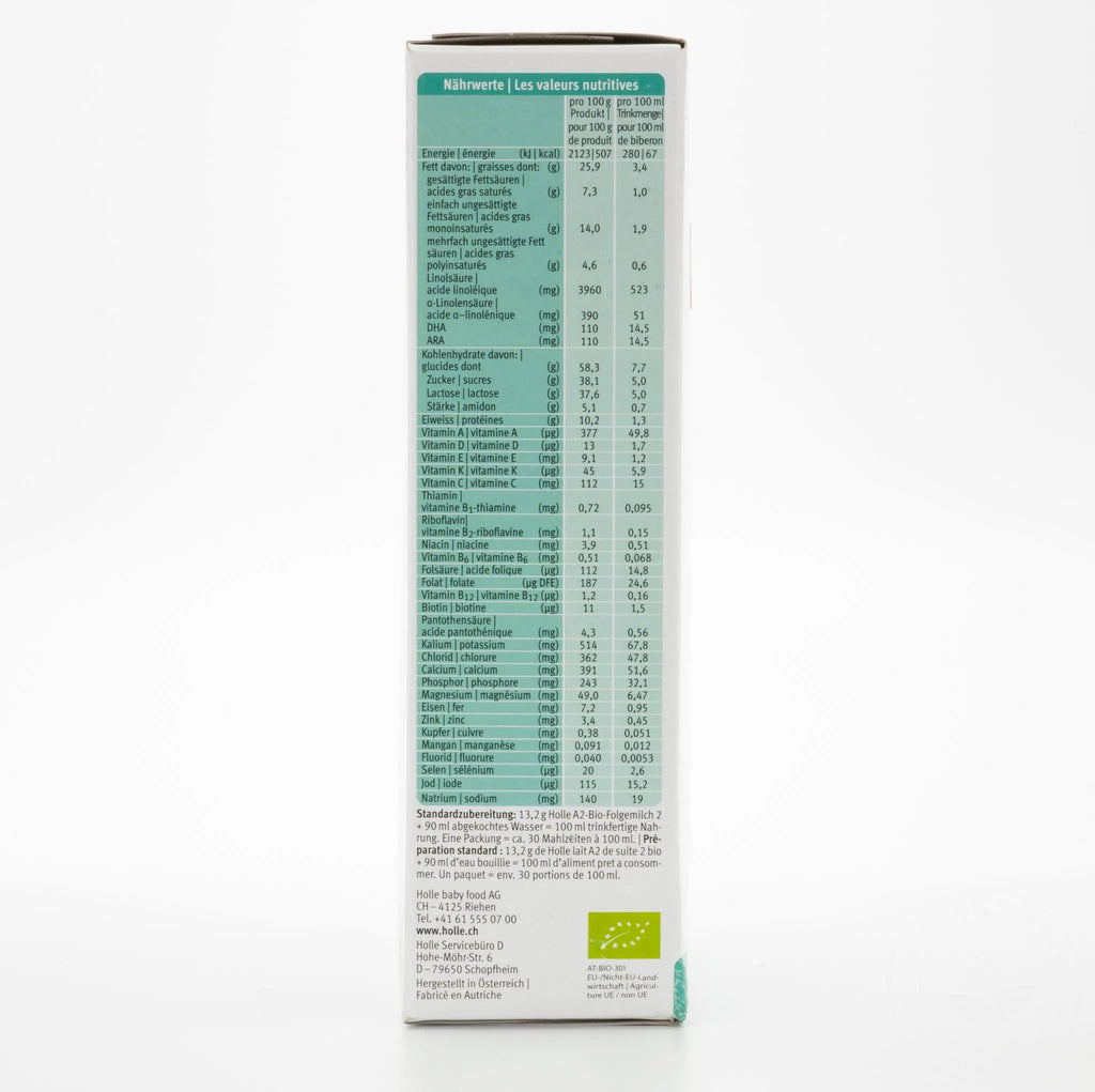 Holle Cow A2 Organic Follow-on Milk Stage 2 6+ months • 400g - OnlyFormula 2