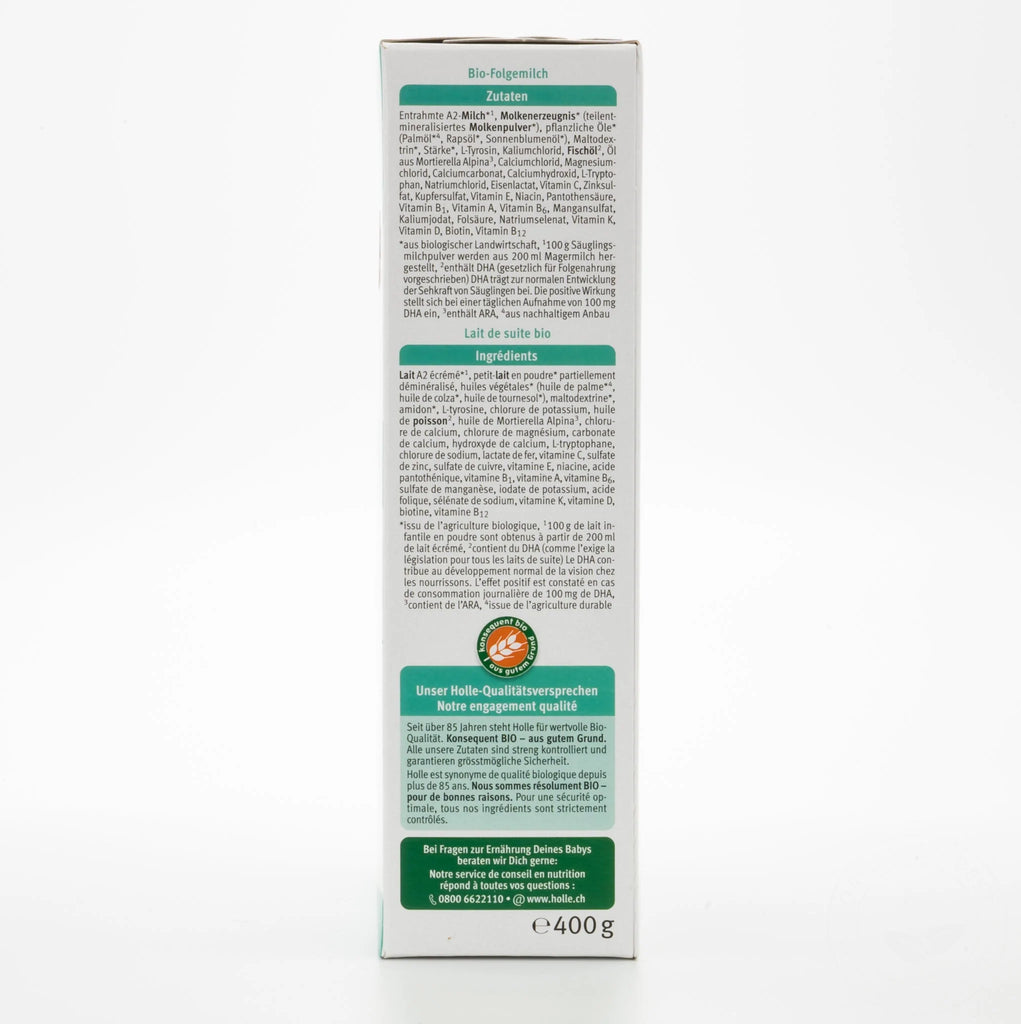Holle Cow A2 Organic Growing-up Milk Stage 3 12+ months • 400g - OnlyFormula 4