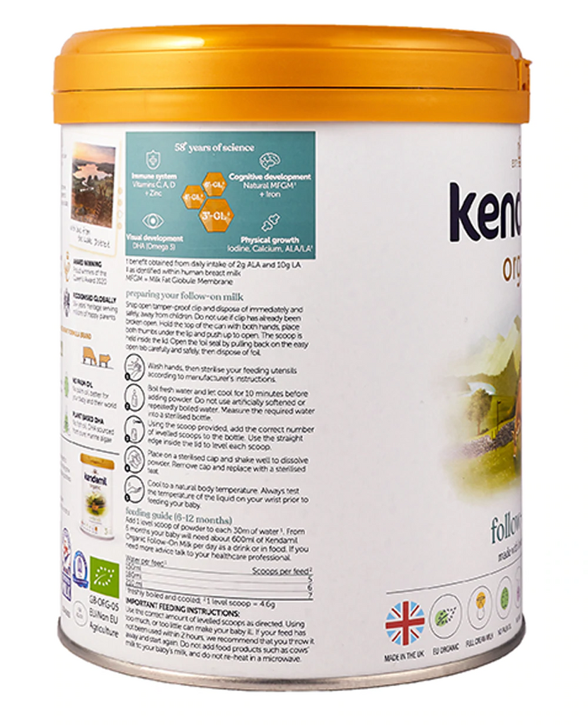 Kendamil Organic Stage 2 Follow on Milk Formula 6+ months • 800g - OnlyFormula 4